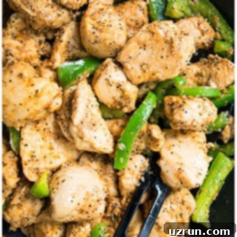 Easy Black Pepper Chicken Skillet 5 Easy Black Pepper Chicken in Large Nonstick Pan.
