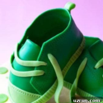 Easy Sneaker Cake 6 Easy Shoe Cake (Sneaker Cake) on Pink Background