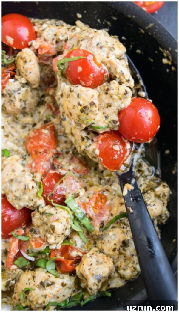 Creamy Pesto Chicken Recipe