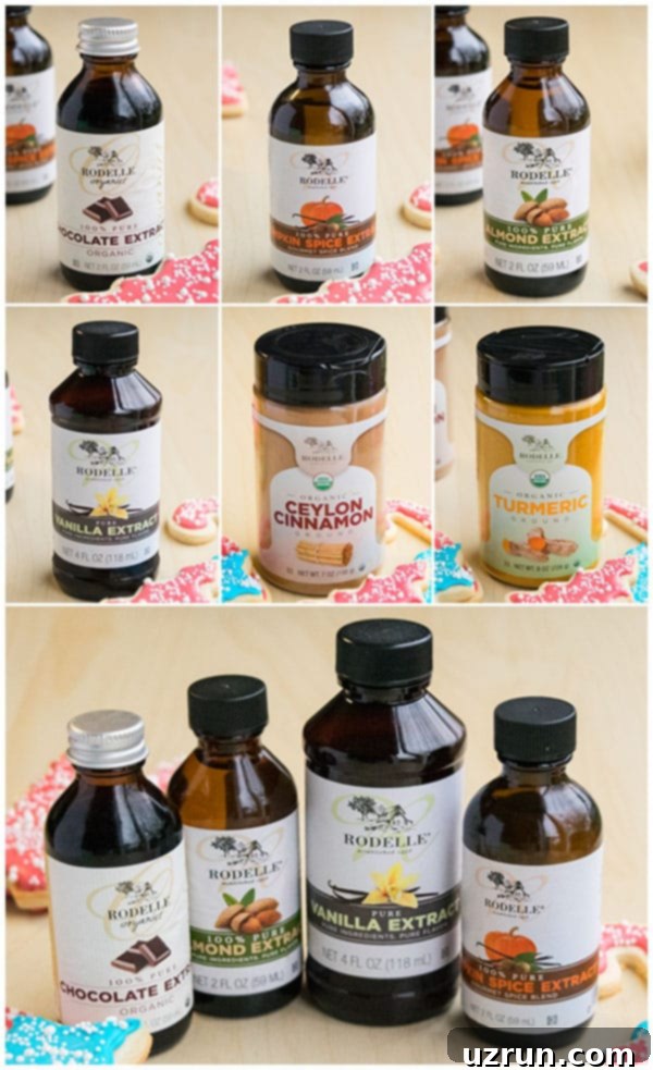 Rodelle Vanilla and other extracts for royal icing