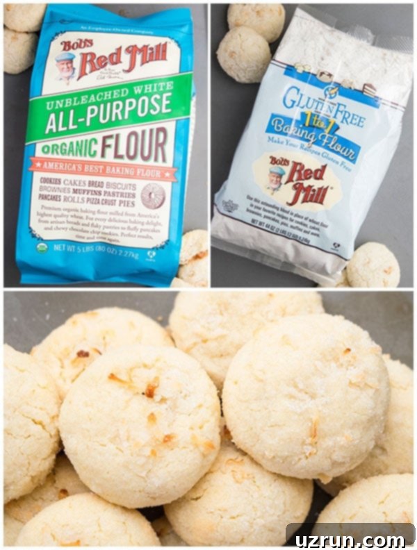 Irresistible Chewy Coconut Cookies 5 Bob's Red Mill Flour