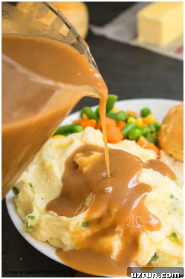 Easy Homemade Brown Gravy 4 How To Make Homemade Gravy Recipe