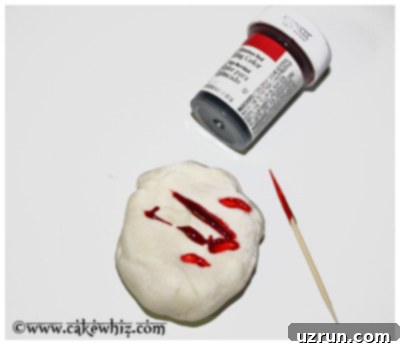 how to color fondant 5