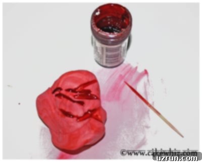 how to color fondant 7