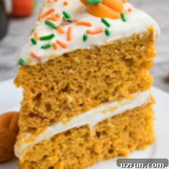 Simple Cake Mix Pumpkin Cake 7 Slice of Easy Pumpkin Cake With Cake Mix and Cream Cheese Frosting