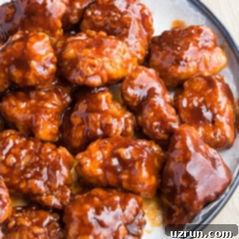 Sweet & Tangy Baked Chicken Poppers 3 Baked Honey BBQ Chicken Bites