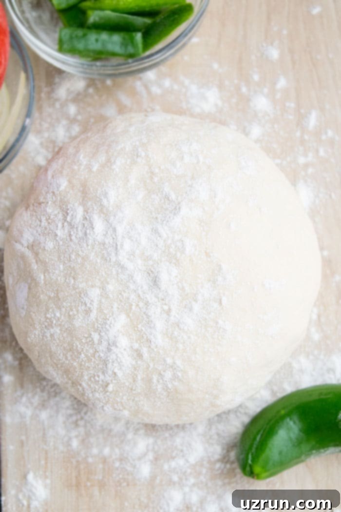 2 Ingredient Pizza Dough