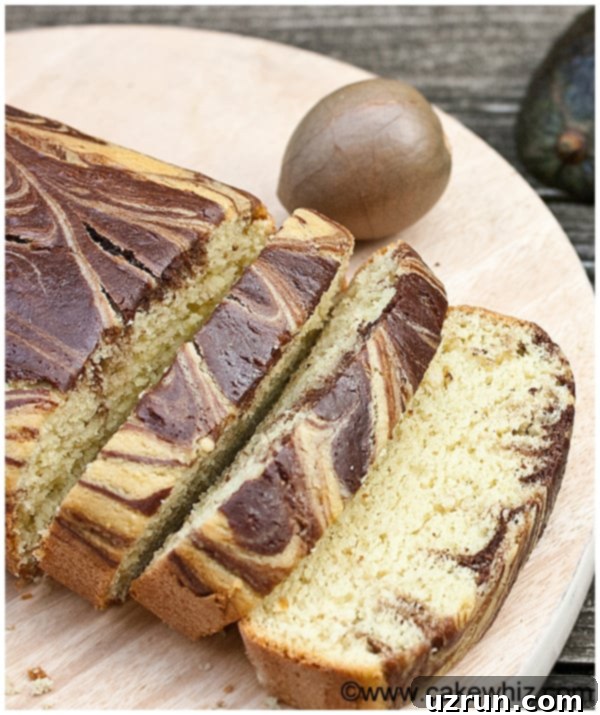 Avocado Marble Cake