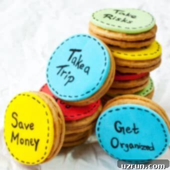 Simple New Years Decorated Oreos 6 Easy New Years Cookies (Decorated Oreos) Arranged on Sheet of Crumpled Paper.