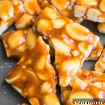 Easy Microwave Peanut Brittle 5 Easy Peanut Brittle Homemade in Microwave on Metal Tray.