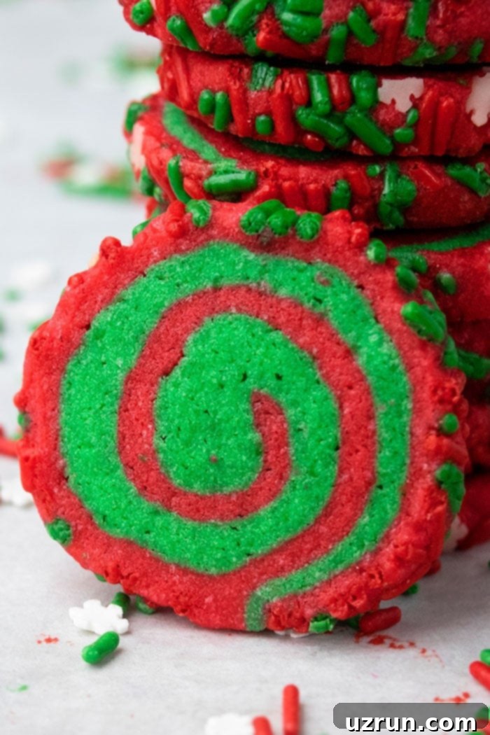 Christmas Swirl Cookies 4 Old Fashioned Pinwheel Cookies
