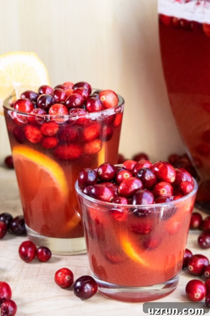 Sparkling Christmas Mocktail 5 Christmas Party Punch