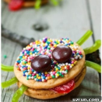 Easy No-Bake Oreo Spider Cookies 5 Easy Oreo Spider Cookies on Rustic Background