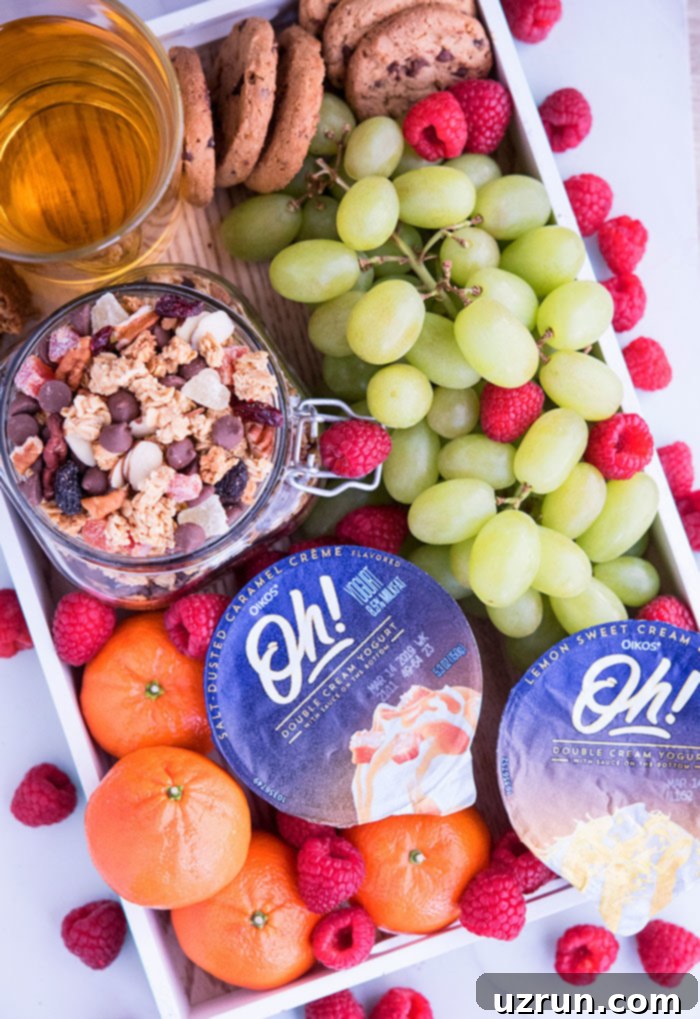 Homemade Granola and Delicious Yogurt Toppings 3 Breakfast Charcuterie Board