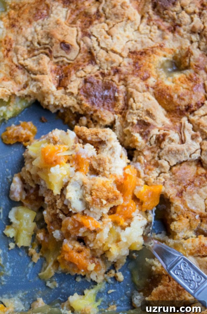 No-Fuss Peach Crumble Cake 5 Peach Dump Cake With Cake Mix