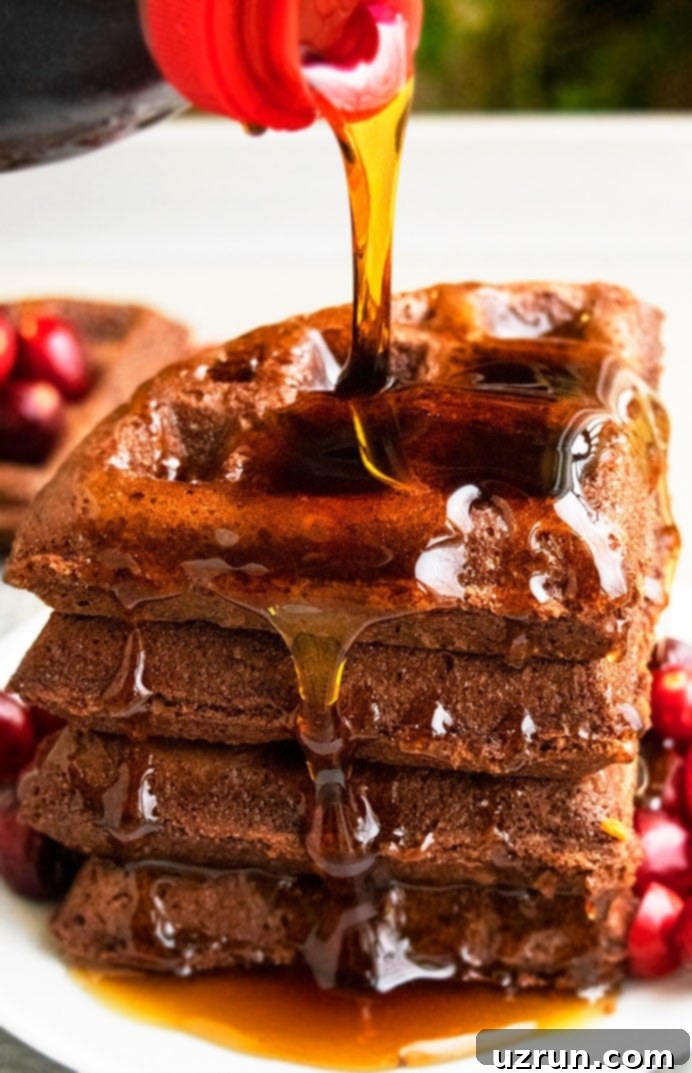 Easy Chocolate Waffles Recipe with Cake Mix