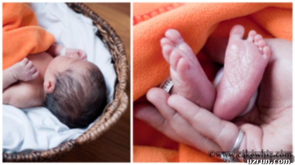 A Cry for Cake 3 close up of a newborn baby's tiny hand grasping an adult's finger