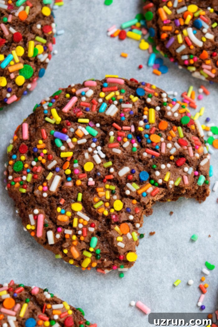 Your Go-To Cake Mix Birthday Sprinkle Cookies 5 Chocolate Sugar Cookies With Sprinkles