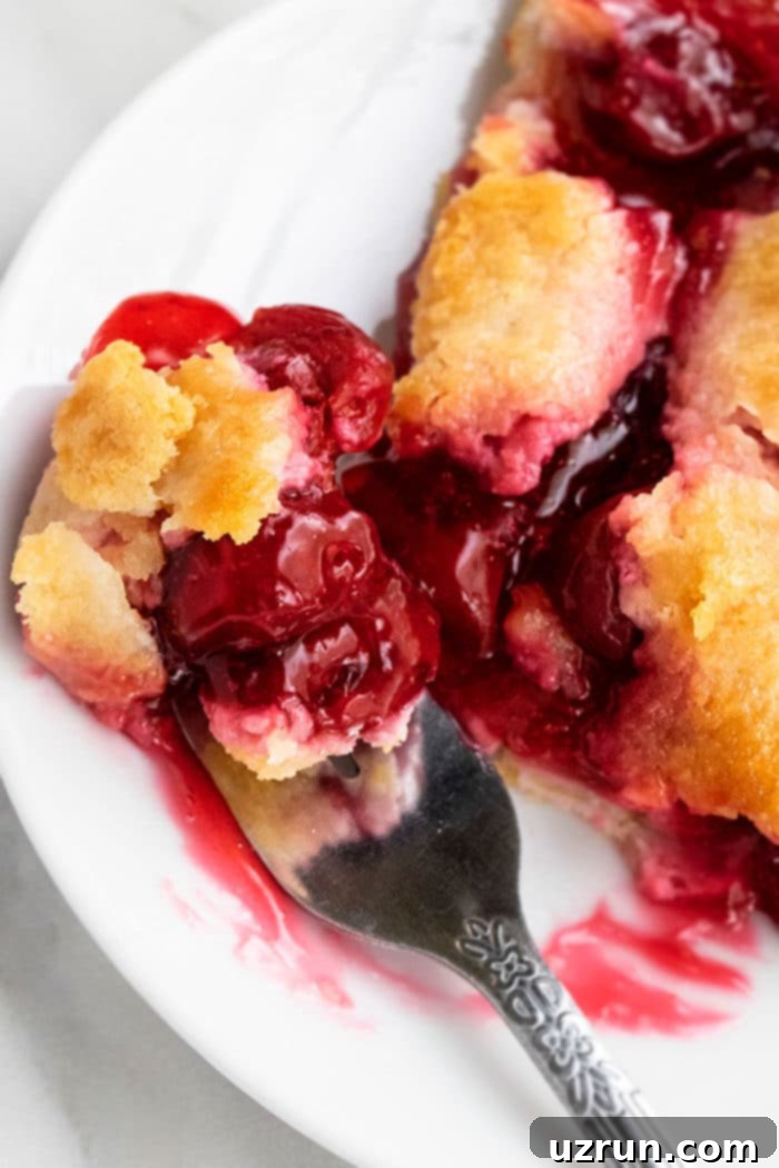 Effortless Cherry Pie From Scratch 4 Spoonful of Berry Pie in White Dish