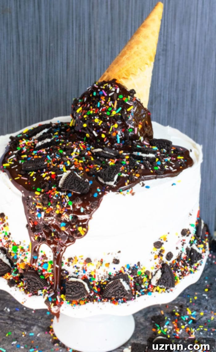 Homemade Ice Cream Cake Recipe