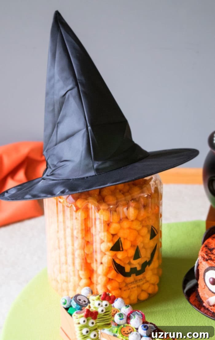 Easy Owl Cake for Kids Halloween Party 10 Spooky Party Snacks Decorated With a Witch Hat
