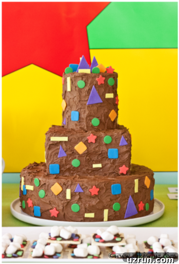 A Colorful Shapes Birthday Adventure 5 shapes and colors birthday party 5