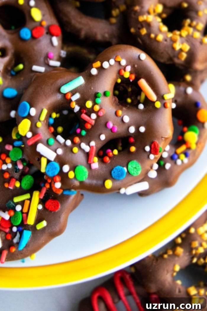 Easy Chocolate Covered Pretzels Recipe
