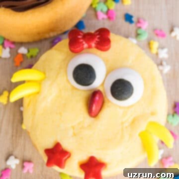 Creative Easter Cake Ideas 8 Easter Chick Cake on Wood Background.