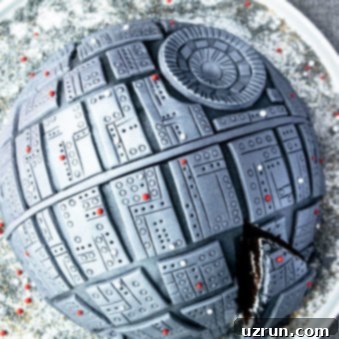 Simplified Death Star Destruction Cake 8 Easy Star Wars Cake Recipe and Tutorial