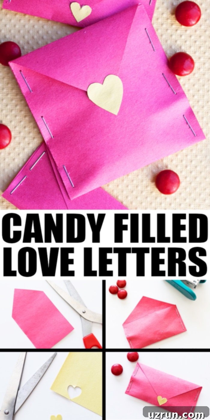 Love Letter Valentine Cookies 5 Collage Image With Step by Step Pictures on How to Make Craft Paper Love Letter