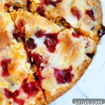 Naked Cranberry Pie 14 Easy Crustless Cranberry Pie in Glass Dish.