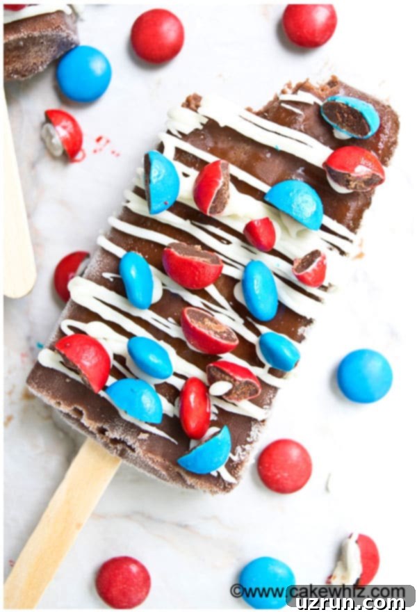 Homemade Chocolate Fudgesicles Recipe