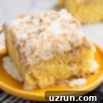 Cake Mix Desserts Made Easy 25 Easy Apple Cake With Cake Mix on Yellow Dish.