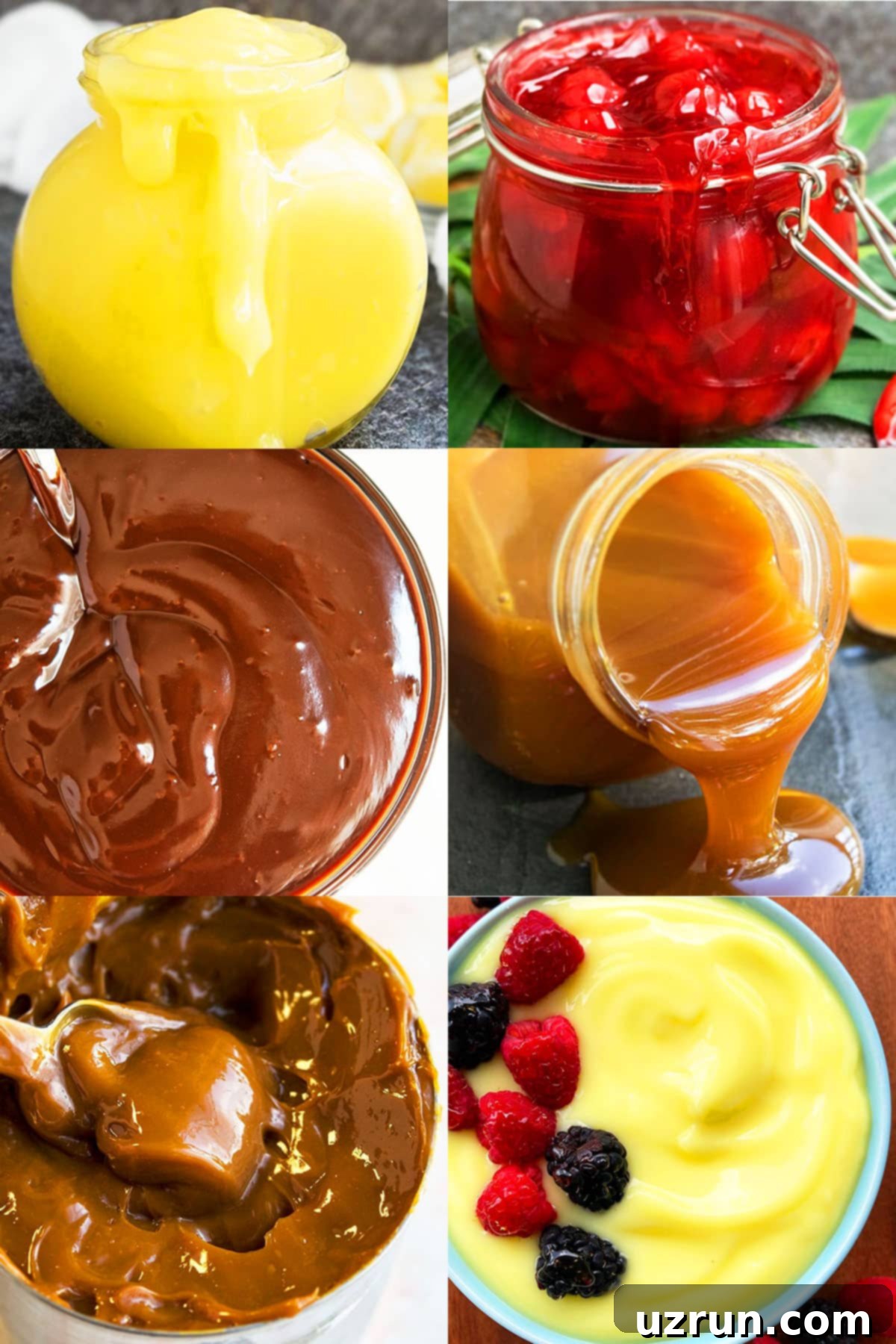 Cake Mix Desserts Made Easy 4 Collage Image With Many Homemade Filling Recipes For Cakes, Cupcakes, Cookies