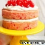Cake Mix Desserts Made Easy 32 Easy Cherry Cake With Cake Mix and Maraschino Cherries on Yellow Cake Stand With Marble Background