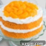 Cake Mix Desserts Made Easy 34 Easy Orange Cake With Cake Mix on Glass Cake Stand.