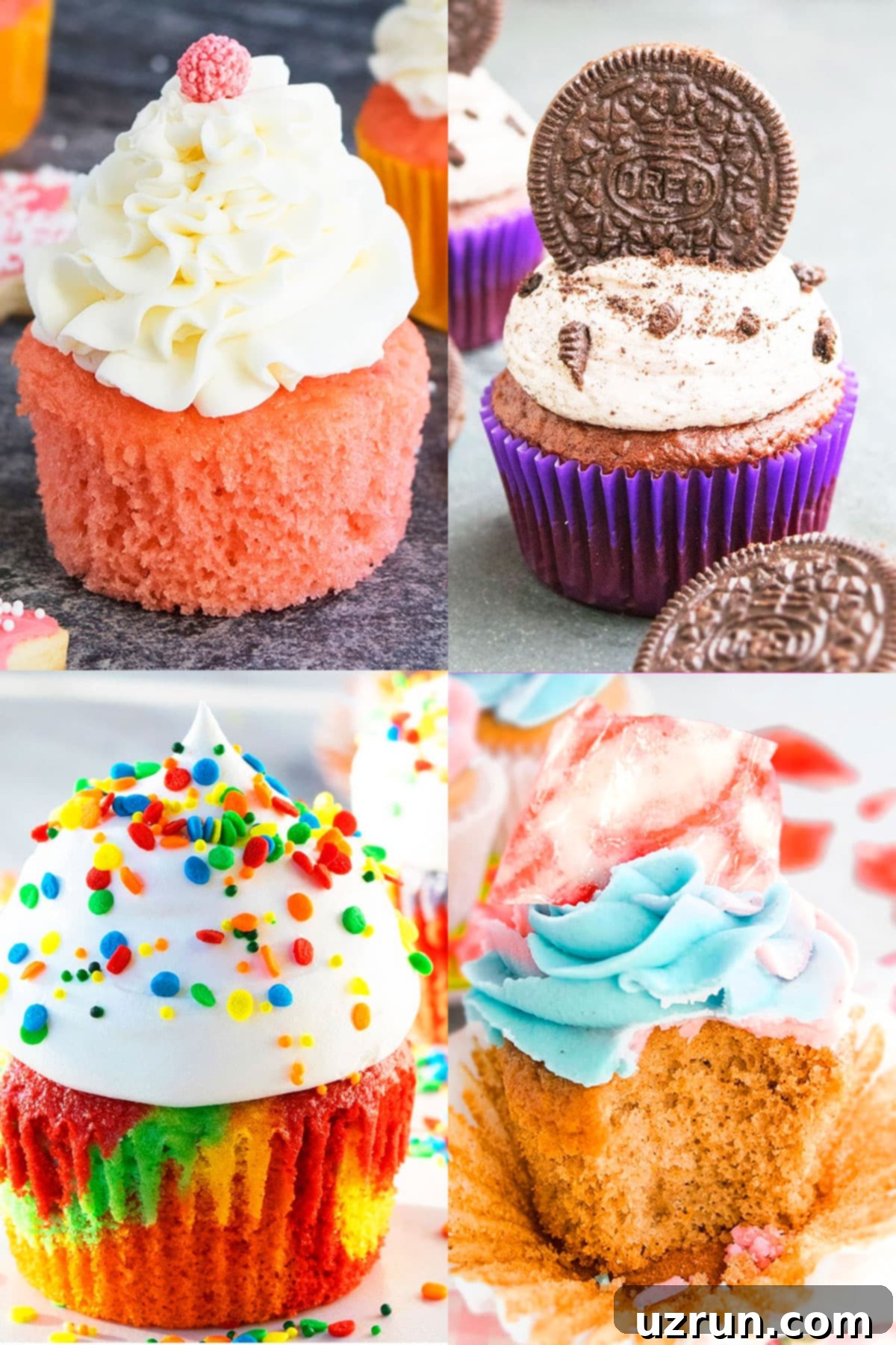 Cake Mix Desserts Made Easy 44 Collage Image With Many Easy Cake Mix Cupcake Recipes