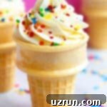 Cake Mix Desserts Made Easy 45 Easy Ice Cream Cone Cupcakes With Cake Mix on White and Pink Background