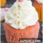 Cake Mix Desserts Made Easy 46 Easy Pink Champagne Cupcakes With Champagne Buttercream Frosting on Rustic Gray Background