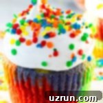 Cake Mix Desserts Made Easy 48 Easy Rainbow Cupcakes With Cake Mix Decorated with Whipped Cream and Colorful Sprinkles