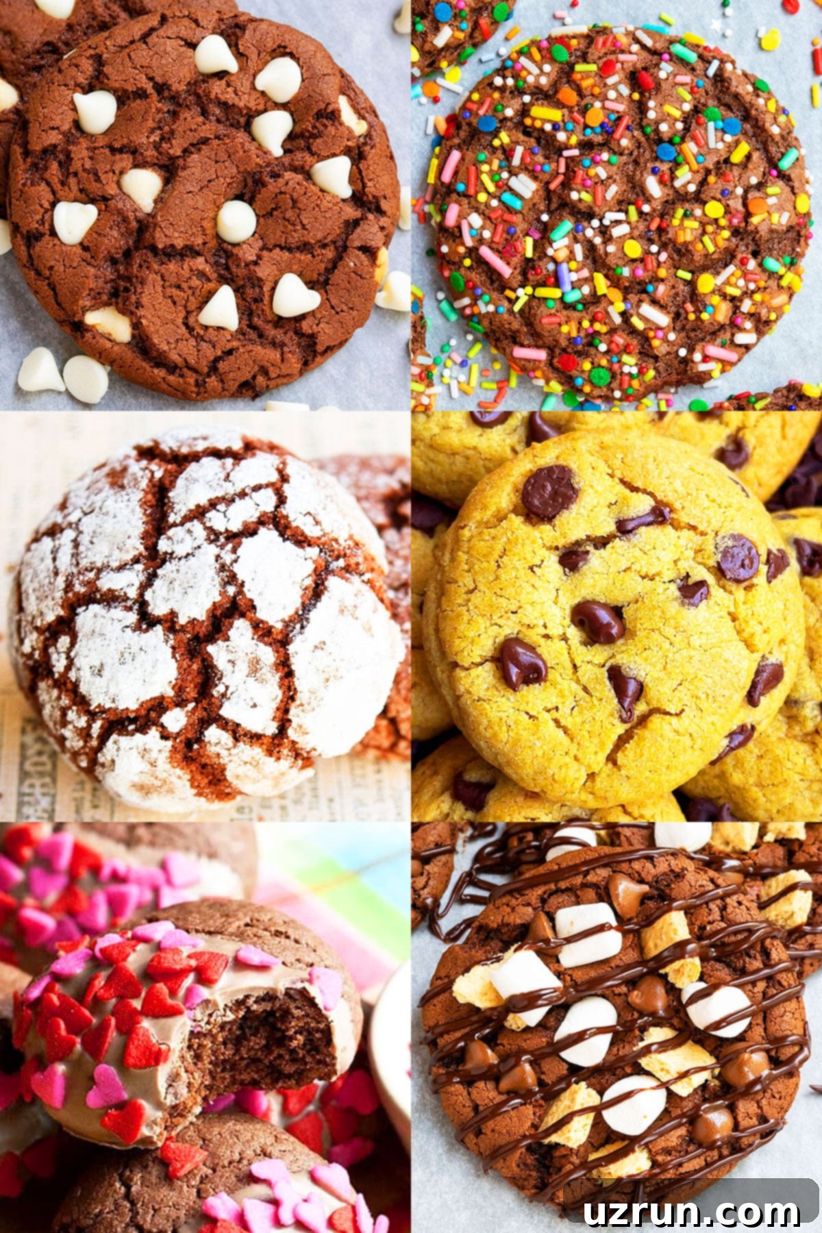 Cake Mix Desserts Made Easy 50 Collage Image With Many Easy Cake Mix Cookies Recipes
