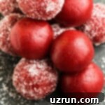 Cake Mix Desserts Made Easy 74 Stack of Easy Red Velvet Truffles With Cake Mix on Rustic Gray Background.