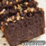 Cake Mix Desserts Made Easy 77 Slices of Easy Chocolate Banana Bread With Cake Mix on Straw Tray.
