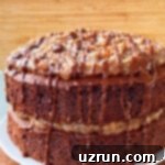 Cake Mix Desserts Made Easy 9 Easy Homemade German Chocolate Cake on White Plate With Wood Background