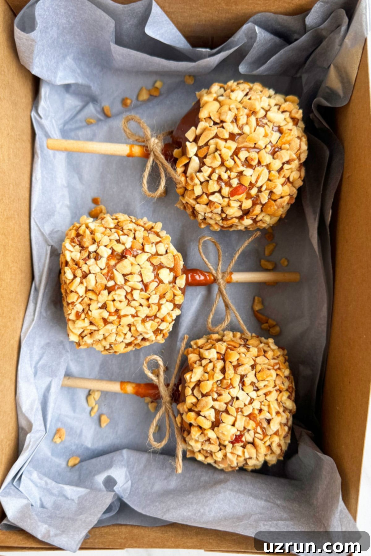 Easy Homemade Food Gifts for Christmas 26 Homemade Chocolate Caramel Apples or Taffy Apples Gift Box.