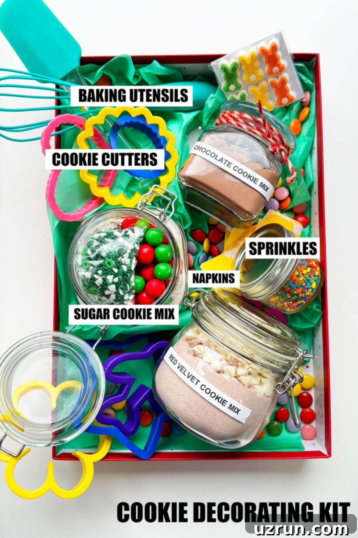 Easy Homemade Food Gifts for Christmas 5 Homemade Cookie Decorating Kit Gift Box.