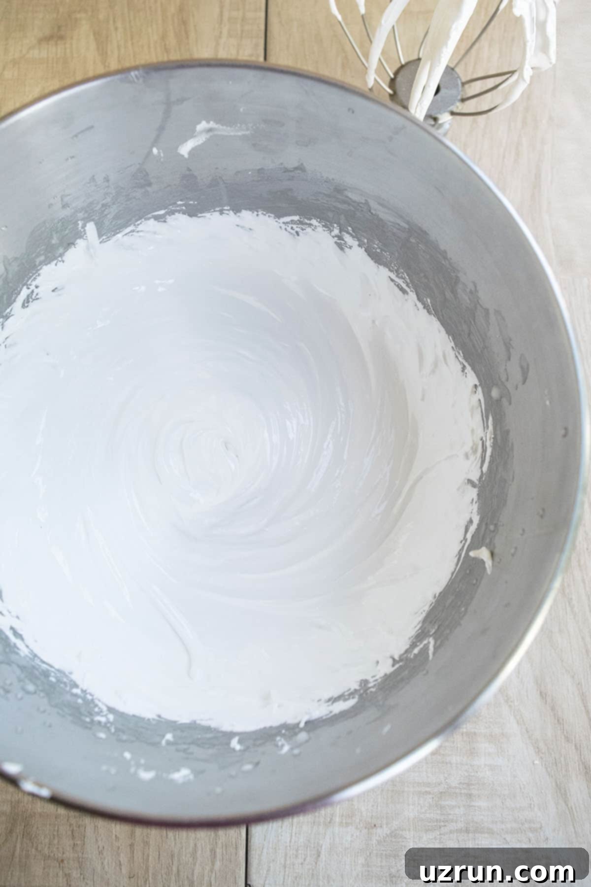 Fluffy Meringue in Minutes 3 Bowl of Fluffy Egg White Frosting.