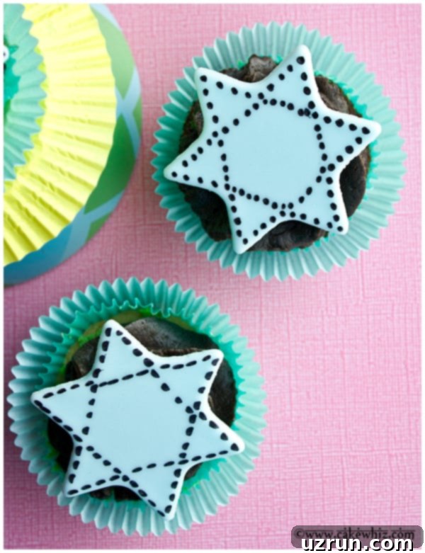 star of david cupcakes 2
