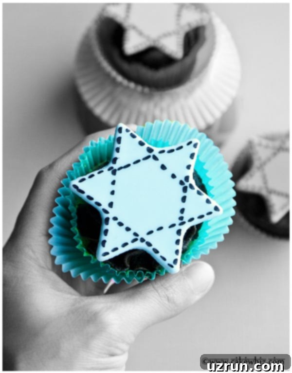 star of david cupcakes 4