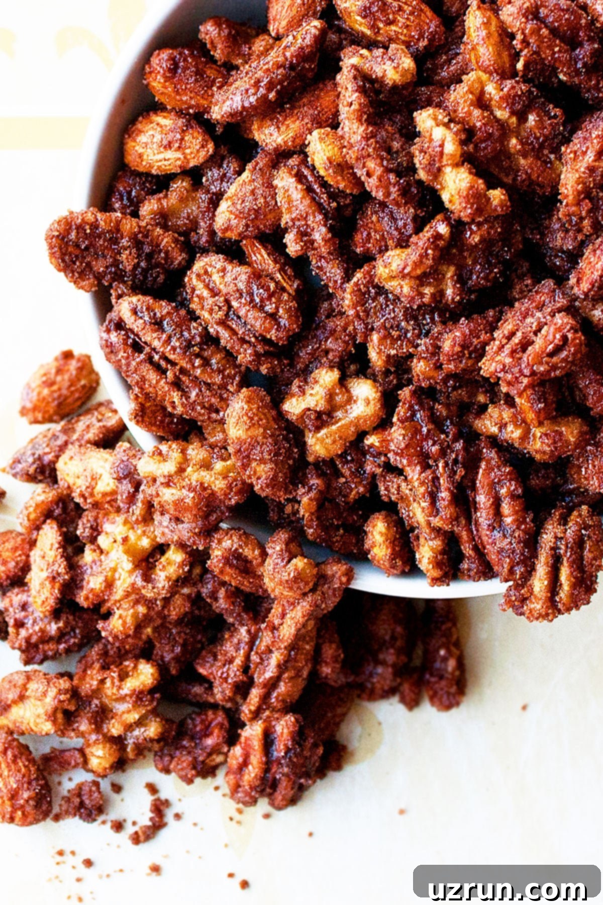 Homemade Candied Nuts 2 Easy Candied Nuts in Bowl.